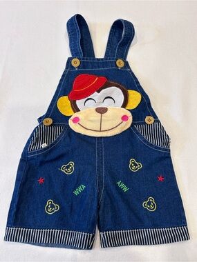 Baby monkey overalls